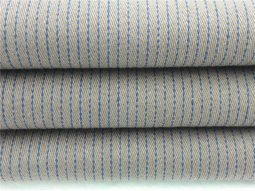 色织斜纹弹力布面料生产